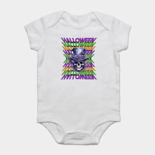 Halloween Skull design Baby Bodysuit